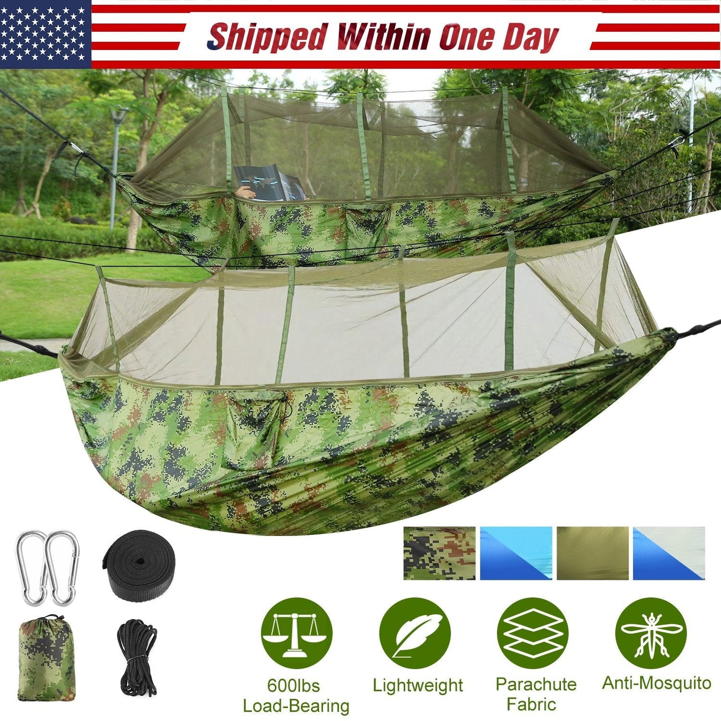GBruno 600lbs Load Hammock for Two