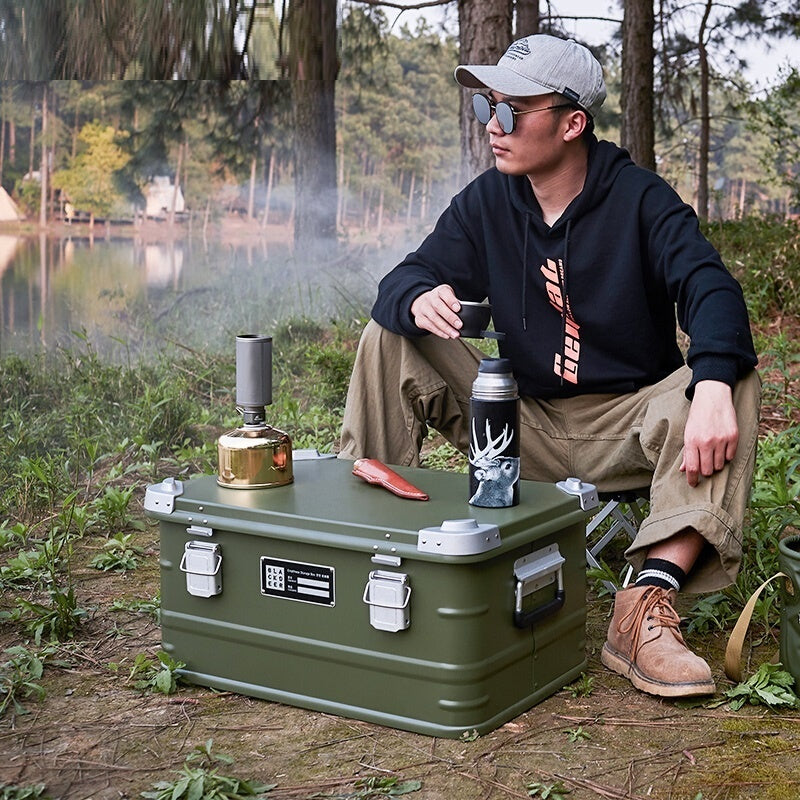 Premium Outdoor Aluminum Alloy Storage Box for Camping