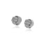 Sterling Silver Textured Love Knot Stud Earrings