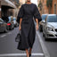 Elegant Batwing Sleeve Dress for Women