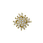 Bague en diamant véritable de 1,00 ct en or jaune 10KT
