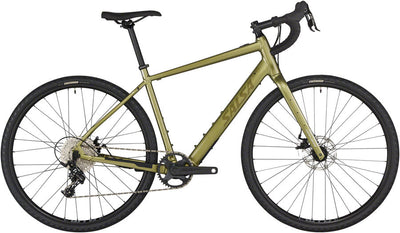 Salsa Confluence Drop Bar Apex 1 Ebike - Avocado Green 60cm