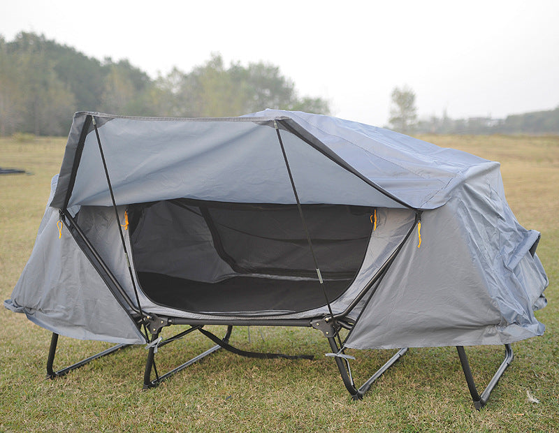 Outdoor Thickened Oxford Cloth Insulated Off Ground Tent For Two Camping And Fishing Tent - Korvel