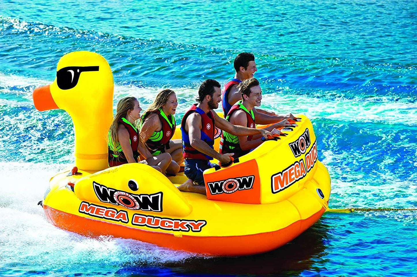 WOW Watersports Mega Ducky Tubo Remolcable para 5 Personas