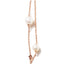 Collier en perles d'eau douce et diamants à double rang en or rose 18K