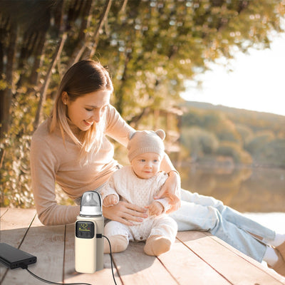 Portable Baby Bottle Warmer with Night Light