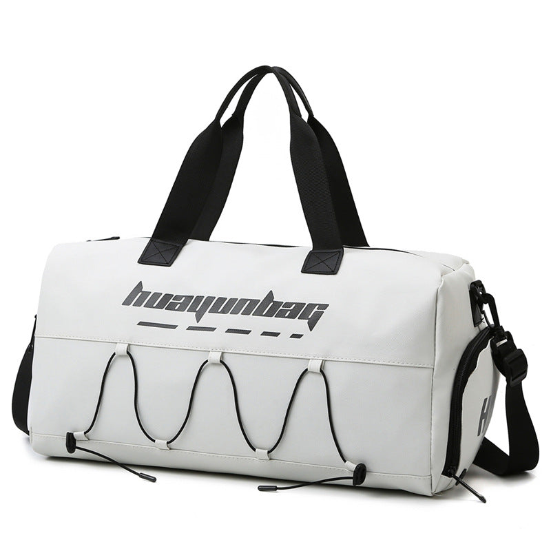 Bolsa de gimnasio impermeable de gran capacidad con separación de seco y mojado