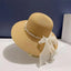 French Style Lace Strap Big Brim Beach Hat