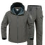 Veste en Soft Shell Coupe-Vent Imperméable Doublée en Fleece pour Hommes
