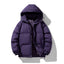 Men's Thickened Cotton-Padded Hoodie Coat for Winter