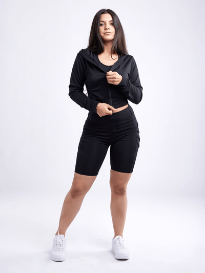 JupiterGear High-Waisted Workout Shorts with Pockets