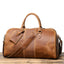 Sac de voyage en cuir véritable rétro pour homme