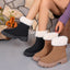 Bottes d'hiver premium à talon carré pour femmes