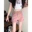 Shorts en denim pour femmes style Hong Kong pour l'été