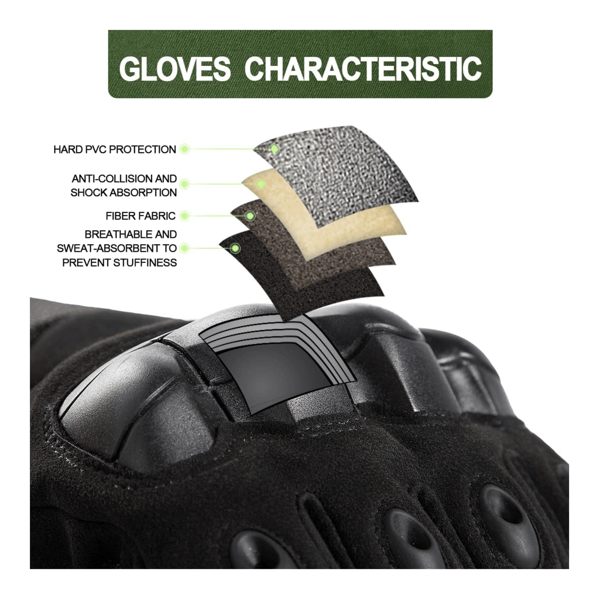 Tactical Military Airsoft Gloves for Outdoor Sports, Paintball, and Motorcycling with Touchscreen Fingertip Capability - Korvel
