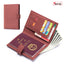 Bolso de Pasaporte Ultra Delgado de Cuero con Protección RFID