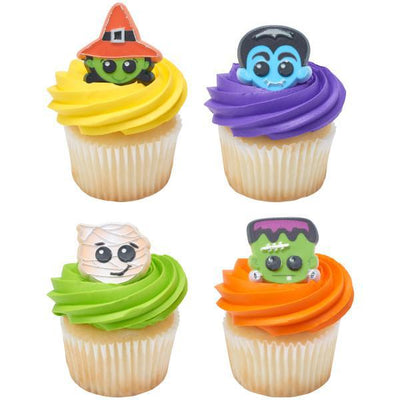 Halloween Characters Cupcake Ring - 12ct. - Korvel