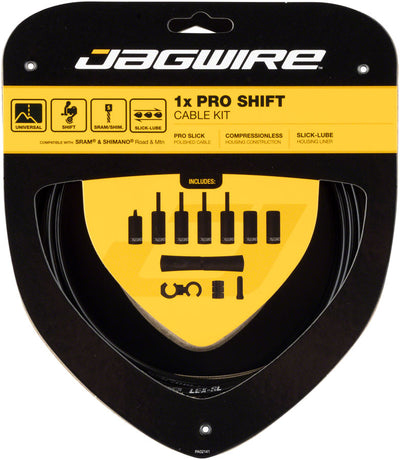 Jagwire 1x Pro Shift Kit for Road and Mountain Bikes - Black
