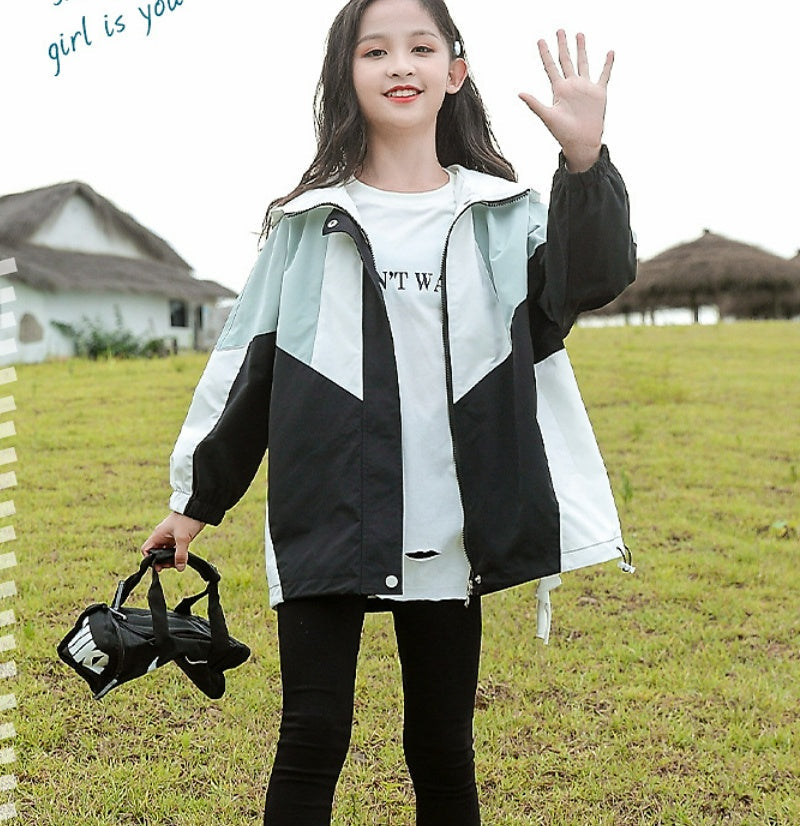 Children's Spring Trench Coat - Stylish & Comfortable