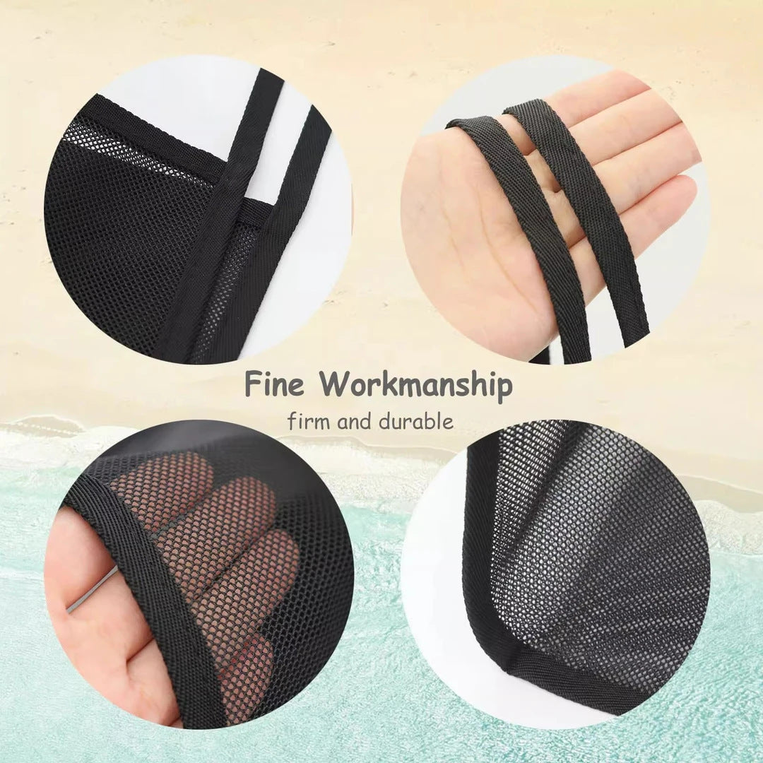 Transparent Mesh One-Shoulder Bag - Fashionable & Lightweight