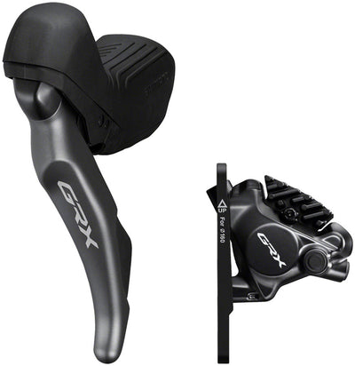 Shimano GRX ST-RX820 Shift/Brake Lever & BR-RX820 Hydraulic Caliper - Left/Front