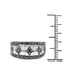 Bague de fiançailles en argent sterling avec diamant bleu véritable de 0,29 carat