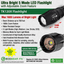 EcoGear FX TK120X LED Tactical Flashlight