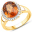 Anillo Halo de Zirconio Genuino de 3.90 Quilates y Plata Esterlina