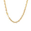 Collar de cadena de ancla de oro amarillo de 14k de 4.5mm