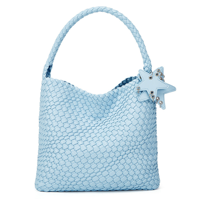 Premium Hand-woven Shopper Bag with Large Capacity