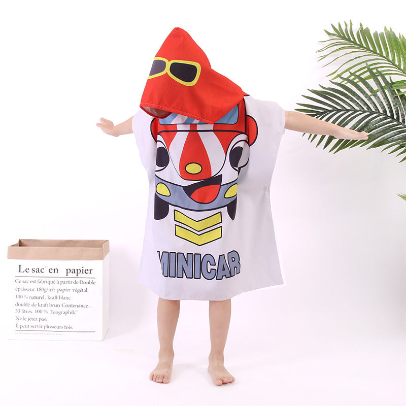 Microfiber Children's Double-Sided Velvet Beach Towel