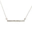 Pendentif de mode en diamant naturel en or blanc 14KT