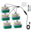 5-Pack Seed Starter Tray with Grow Light and Humidity Dome