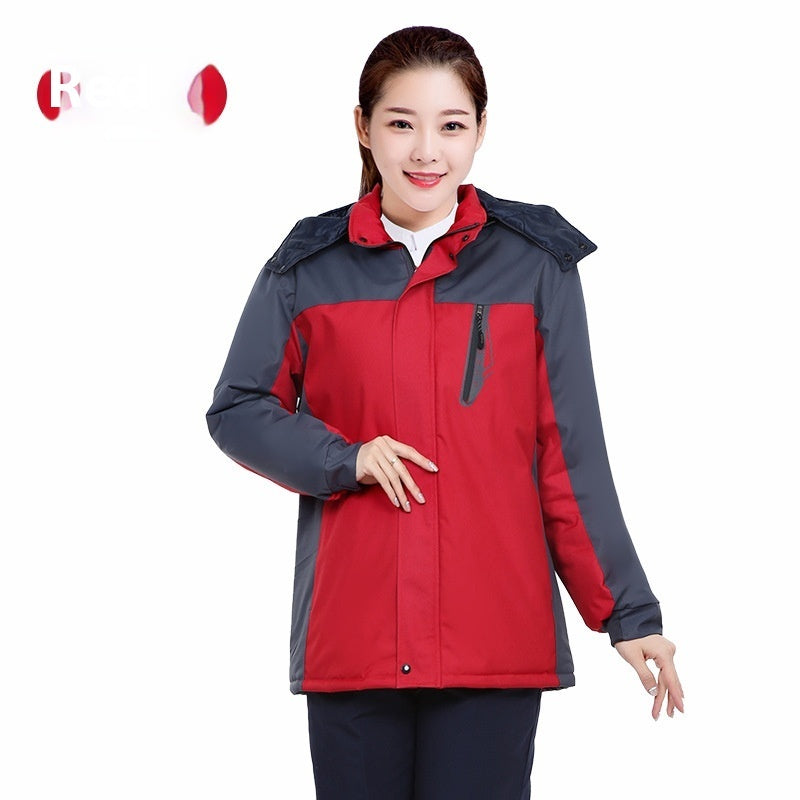Chaqueta de Invierno con Capucha Impermeable a Prueba de Frío