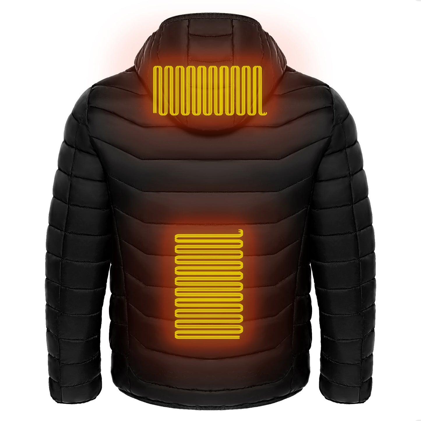Veste Puffer Chauffante pour Homme avec Technologie de Chauffage Électrique