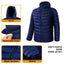 Veste Puffer Chauffante pour Homme avec Technologie de Chauffage Électrique