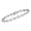 Pulsera de eslabones de diamantes de plata esterlina .925 - 7.25"