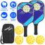 Ensemble de Pickleball Premium avec Paddles en Fibres de Verre et Sac de Transport