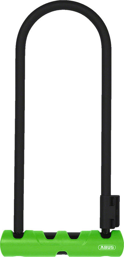 Abus Ultra 410 U-Lock - 11 x 6" SH34 Bracket Black/Green