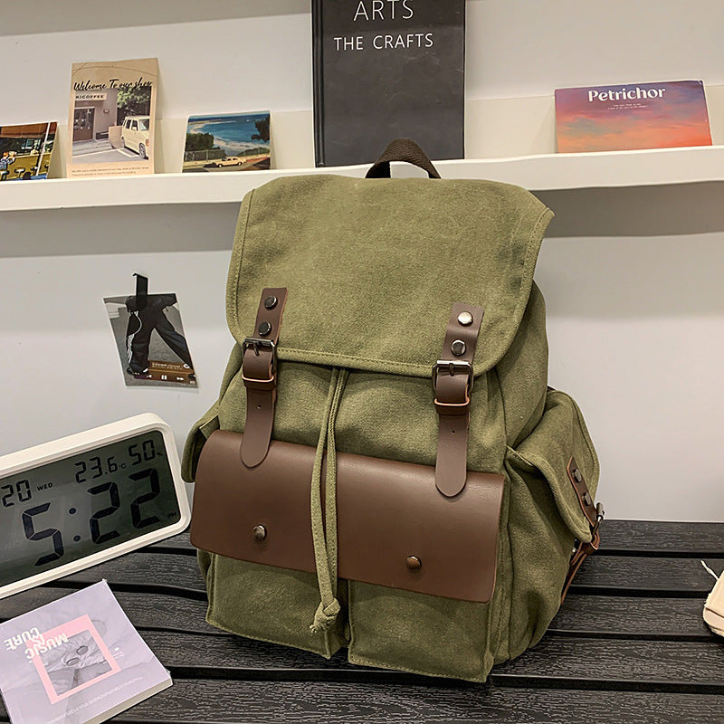 Sac à dos en toile pour hommes Fashion Personality