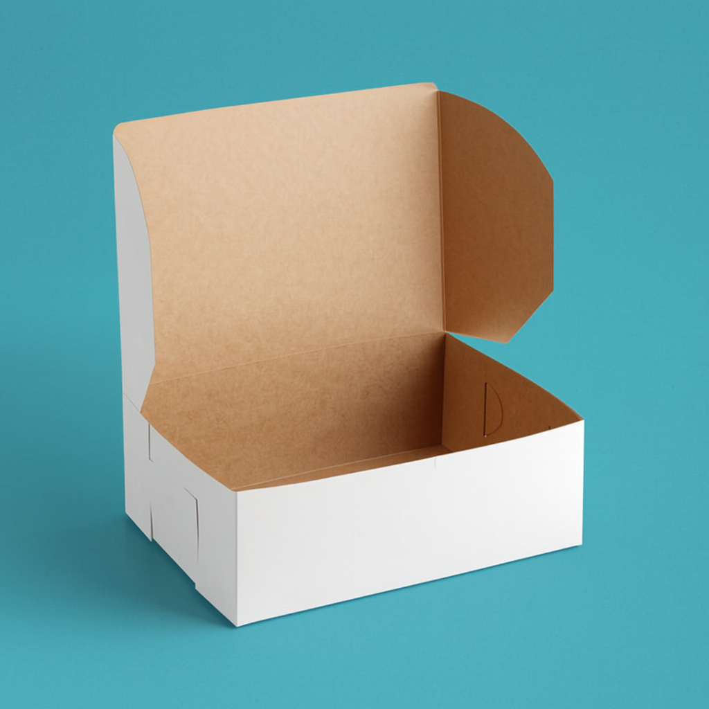 Cake Box - Med 1/4 sheet 14.5x10.5x5 - Korvel