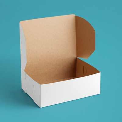Cake Box - Med 1/4 sheet 14.5x10.5x5 - Korvel
