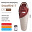 Sac de couchage momie en duvet d'oie premium pour un confort en plein air