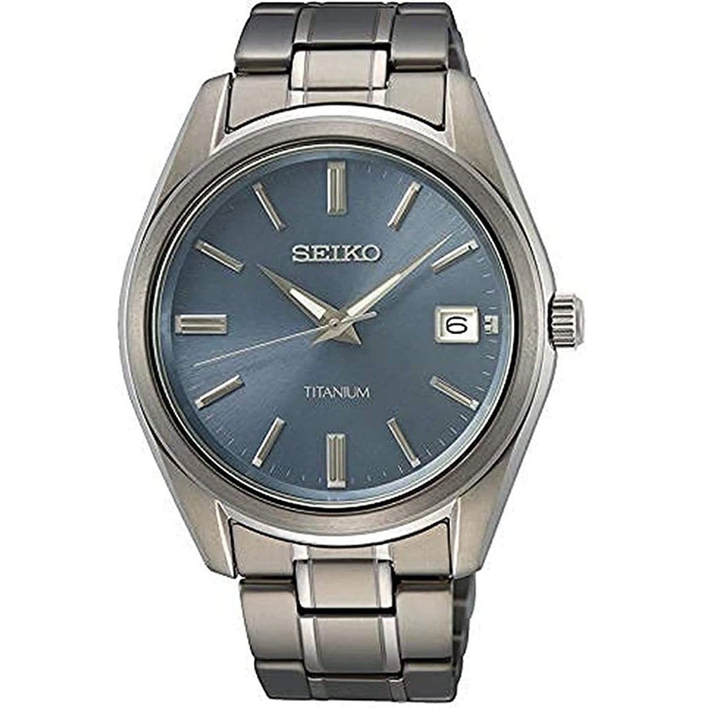 Seiko Men's Classic Watch with Blue Dial