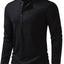 Men's Button Detail Long Sleeve T-Shirt