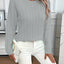 Versatile Fashion Classic Twist Round Neck Sweater