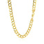 Collier en chaîne curb en or jaune 10k de 7,0 mm