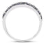 Bague en argent sterling avec saphir bleu véritable de 1,70 carat