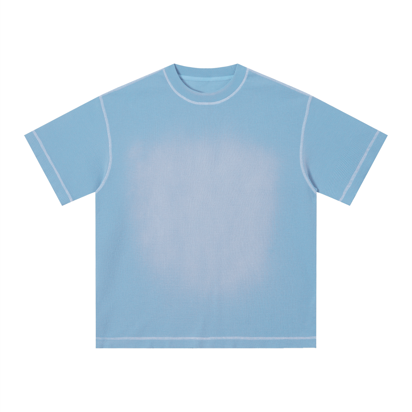 T-shirt boxy en waffle unisexe Sunfade Loki & Ivy