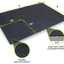 Rubber Top Exercise Puzzle Mat - 0.75in, 24sqft